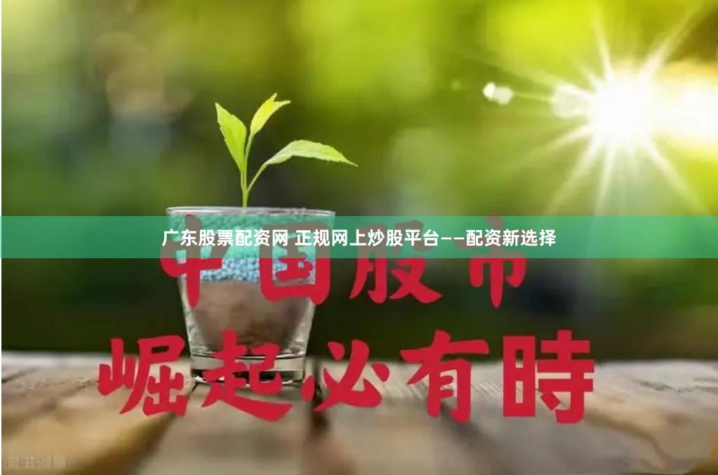 广东股票配资网 正规网上炒股平台——配资新选择