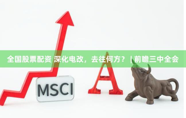 全国股票配资 深化电改，去往何方？ | 前瞻三中全会